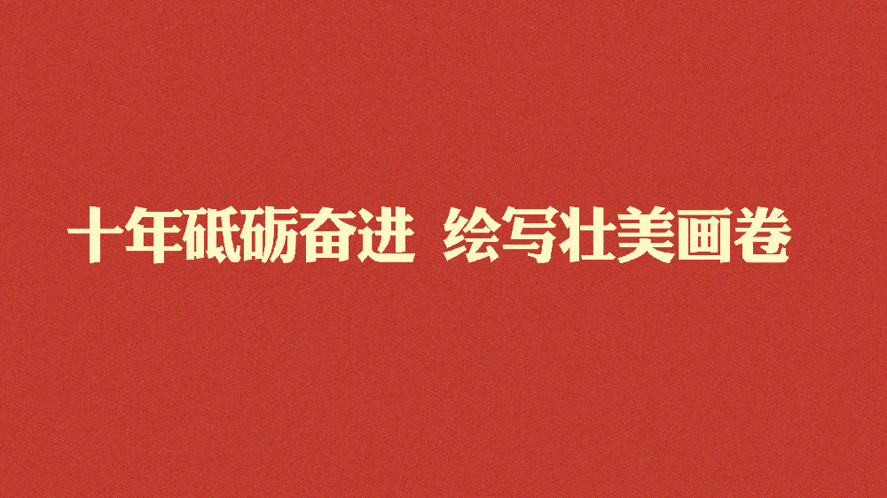 十年砥礪奮進(jìn) 繪寫壯美畫卷——寫在黨的二十大勝利召開(kāi)之際
